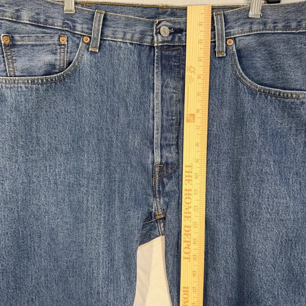 Vintage‎ Levi's 501 Denim Blue Jeans FITS 38x32 Button Fly Medium Wash Men's